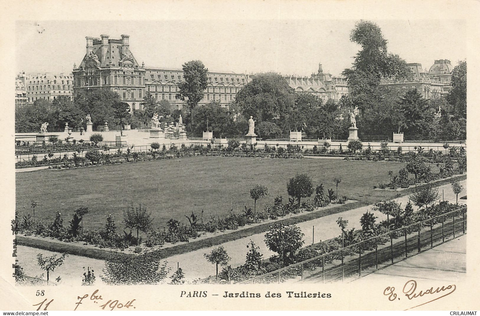 75-PARIS-JARDINS DES TUILERIES-N°T5308-D/0075 - Parks, Gardens