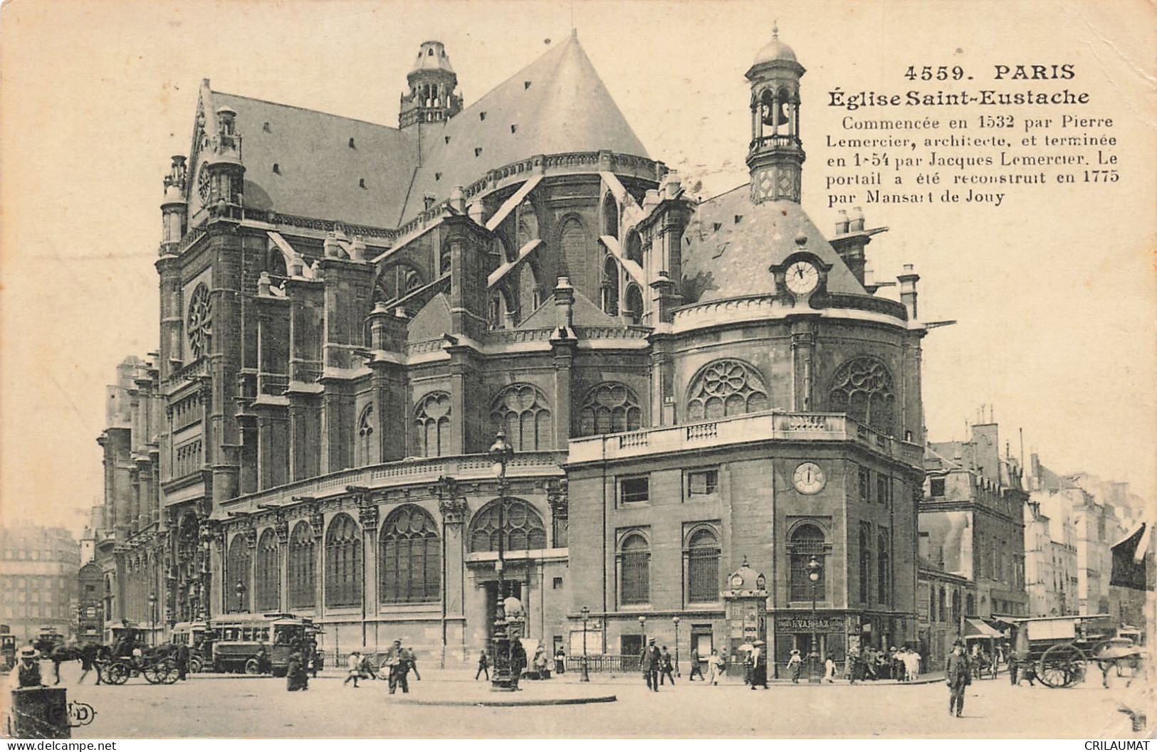 75-PARIS-EGLISE SAINT EUSTACHE-N°T5308-D/0011 - Eglises