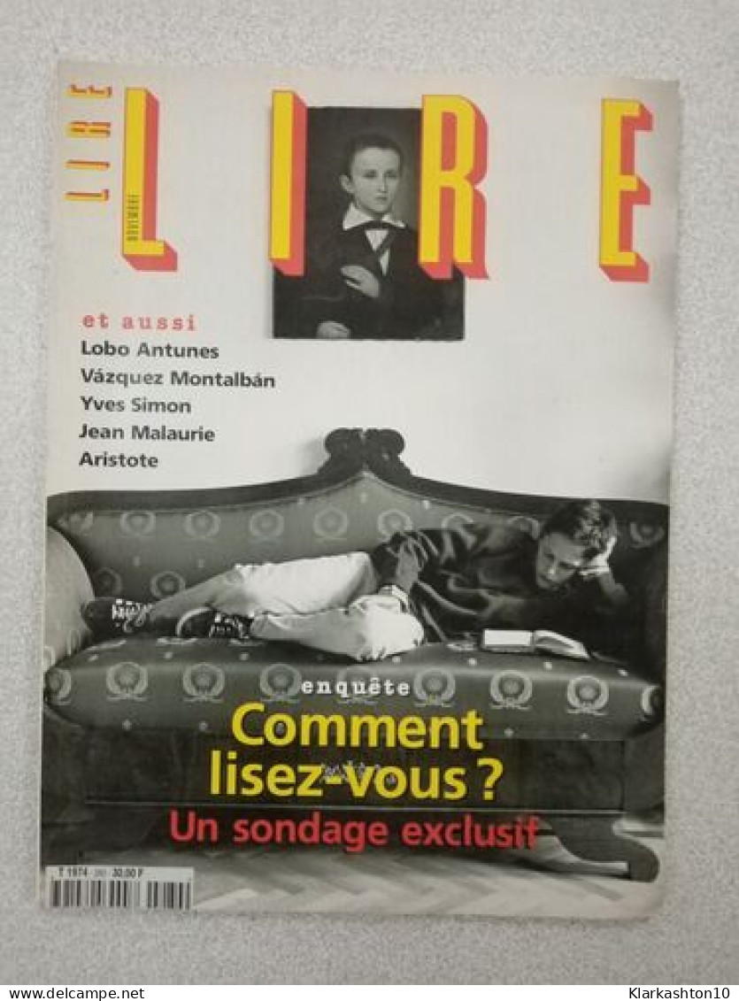 LIRE Le Magazine Des Livres N°280 - Unclassified