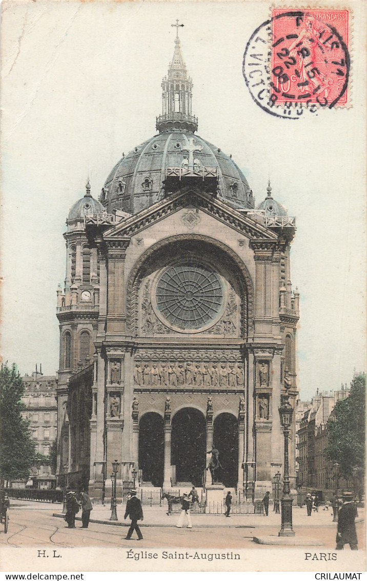 75-PARIS-EGLISE SAINT AUGUSTIN-N°T5308-G/0295 - Kerken