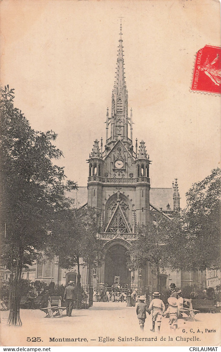 75-PARIS-EGLISE SAINT BERNARD DE LA CHAPELLE-N°T5308-G/0261 - Kerken