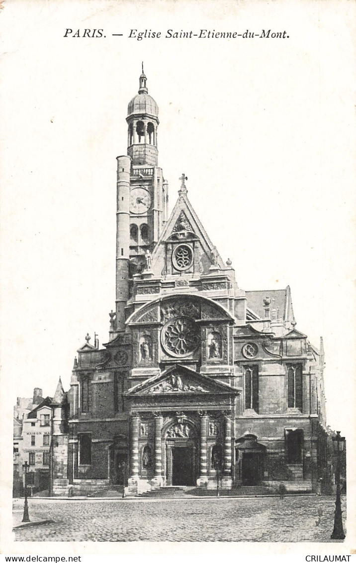 75-PARIS-EGLISE SAINT ETIENNE DU MONT-N°T5308-G/0227 - Kerken