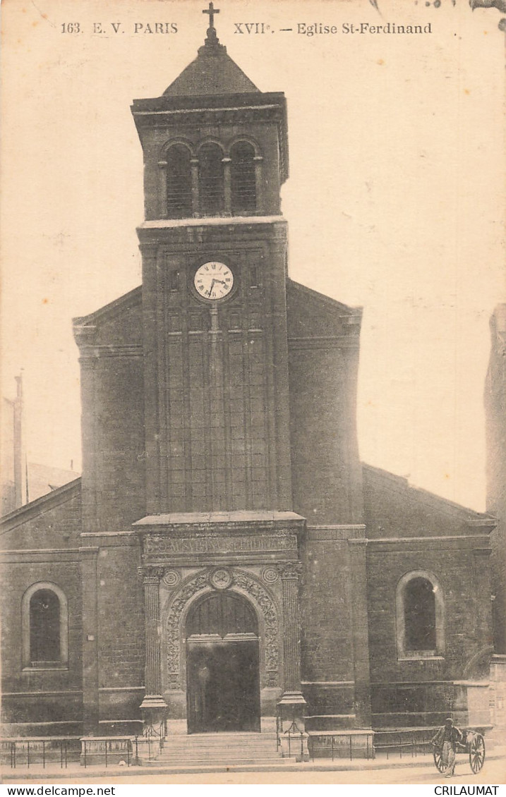 75-PARIS-EGLISE SAINT FERDINAND-N°T5308-G/0109 - Chiese