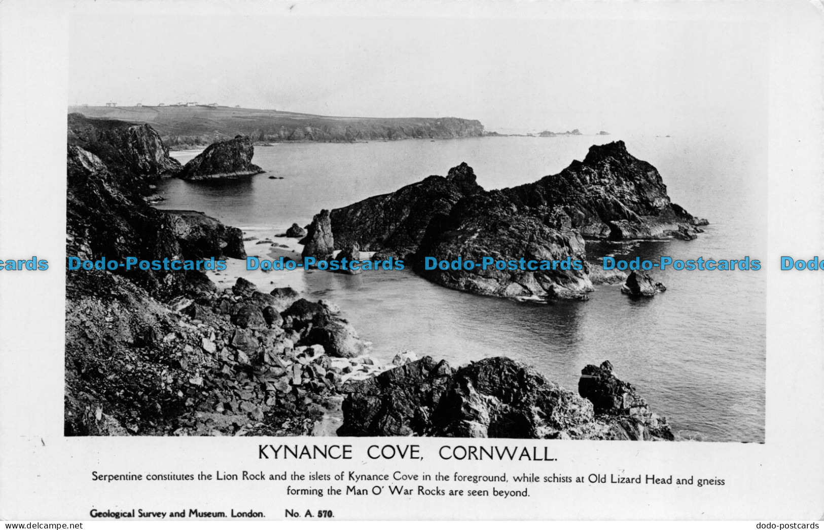 R059233 Kynance Cove. Cornwall. Geological Survey And Museum. London. No. A. 570 - Autres & Non Classés