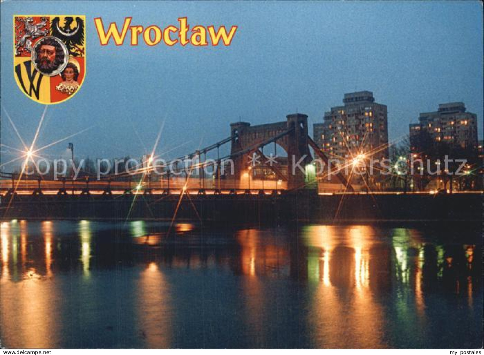 72519479 Wroclaw Bruecke Abendstimmung  - Pologne