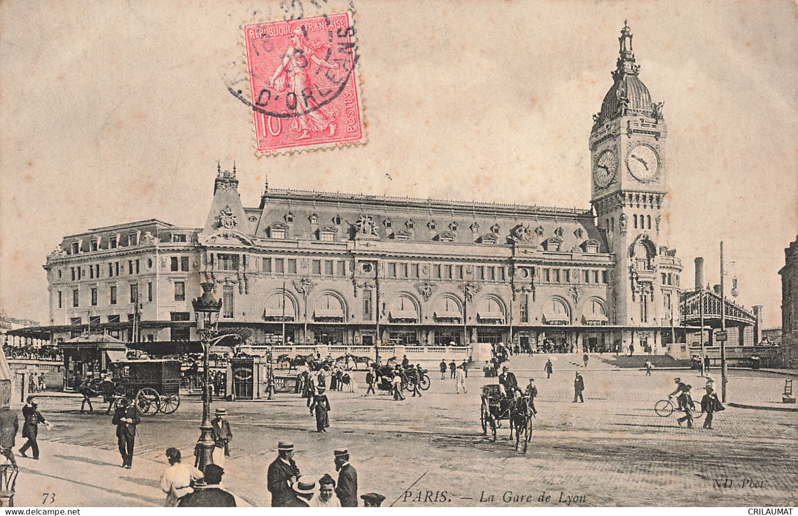 75-PARIS-LA GARE DE LYON-N°T5308-F/0343 - Métro Parisien, Gares