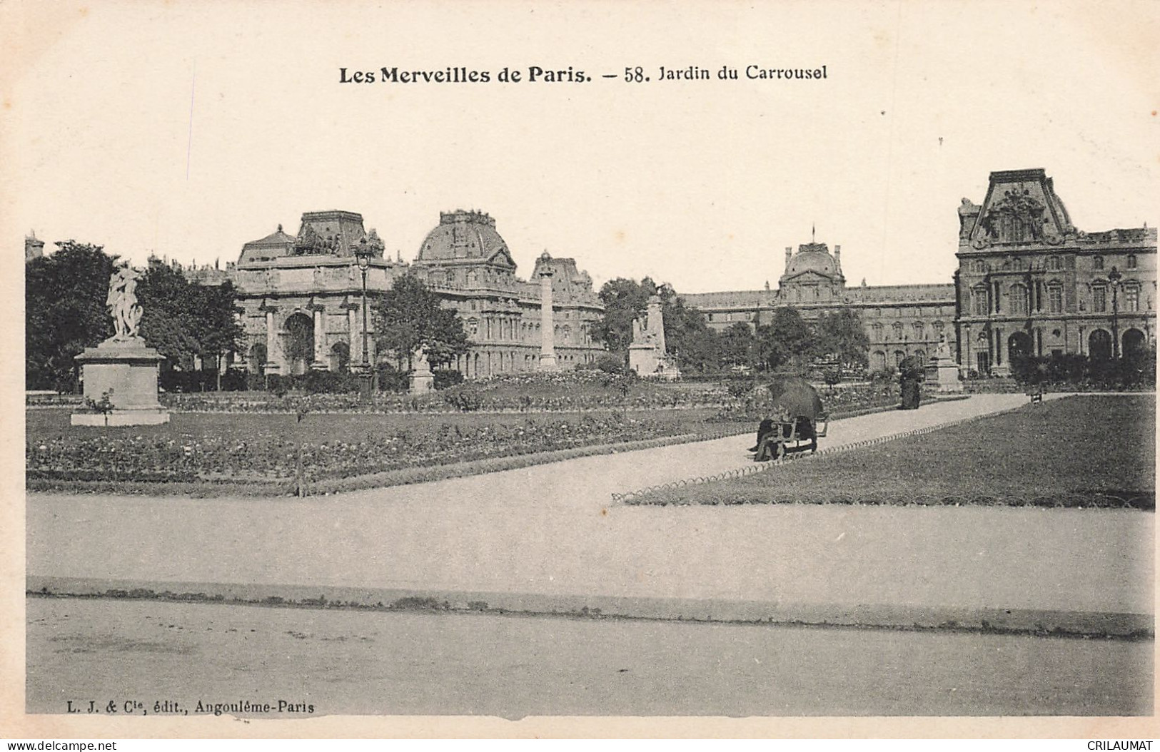 75-PARIS-JARDIN DU CARROUSEL-N°T5308-F/0285 - Parks, Gardens