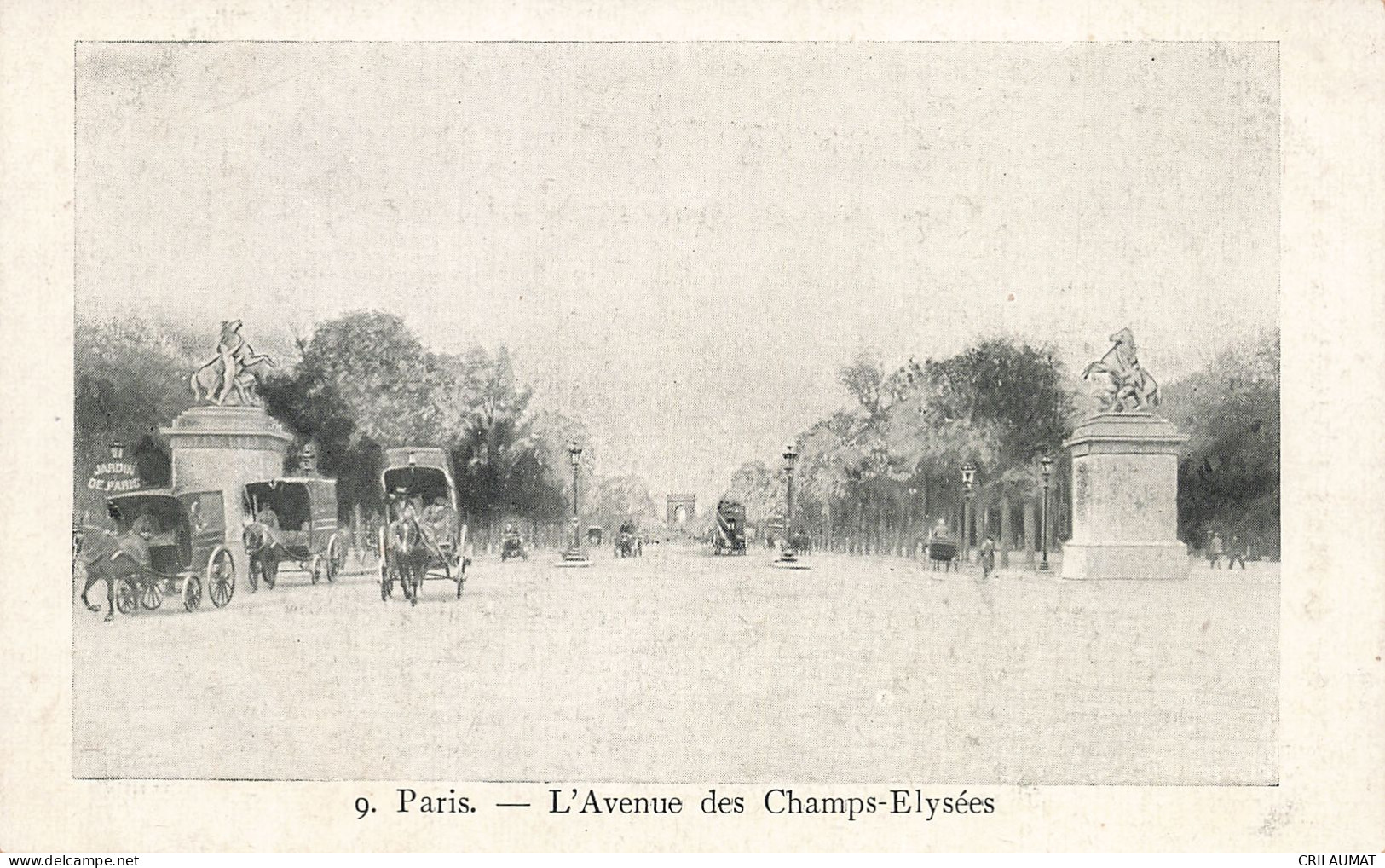 75-PARIS-AVENUE DES CHAMPS ELYSEES-N°T5308-F/0185 - Champs-Elysées