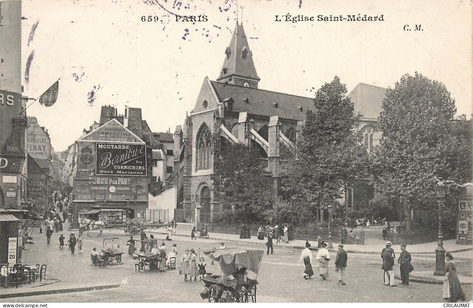 75-PARIS-EGLISE SAINT MEDARD-N°T5308-F/0165 - Churches