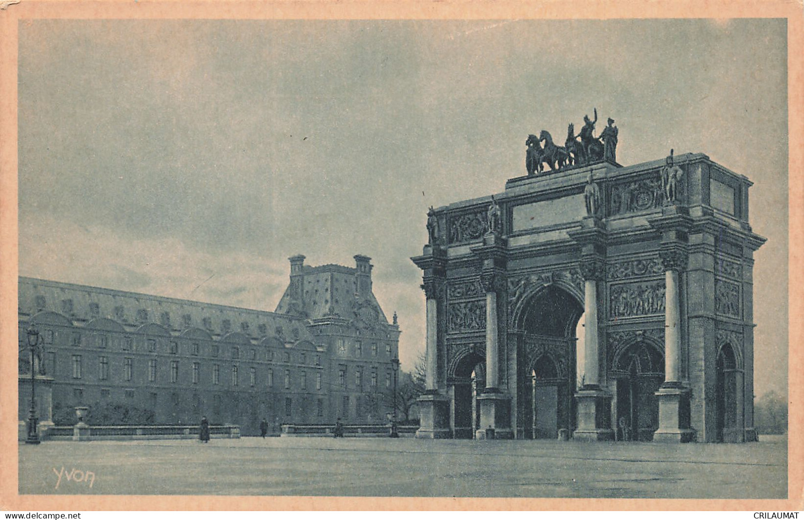 75-PARIS-L ARC DE TRIOMPHE DU CARROUSEL-N°T5308-F/0149 - Arc De Triomphe