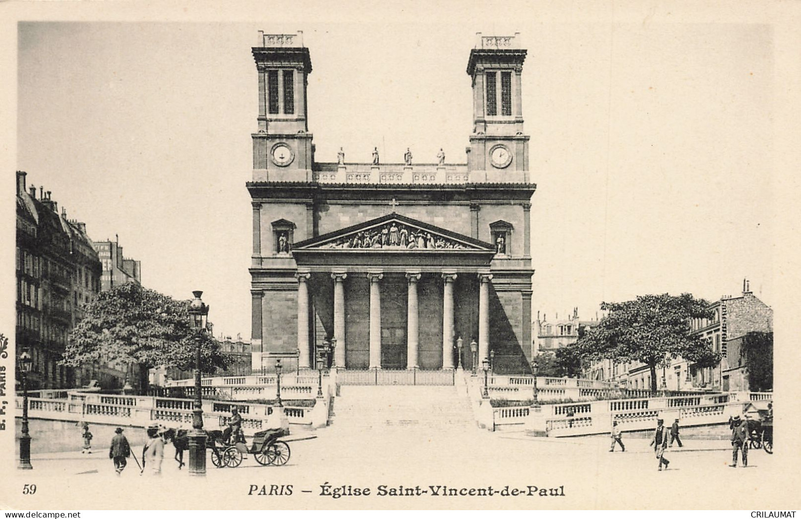 75-PARIS-EGLISE SAINT VINCENT DE PAUL-N°T5308-F/0159 - Kirchen