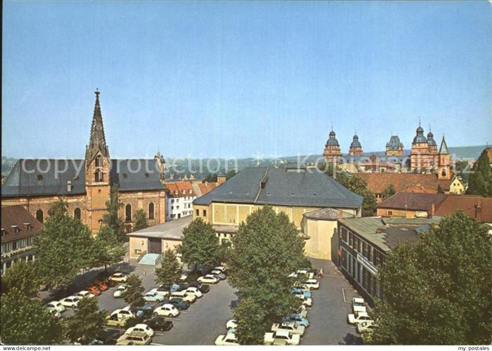 72519439 Aschaffenburg Main Muttergottes Pfarrkirche Stadttheater Aschaffenburg - Aschaffenburg