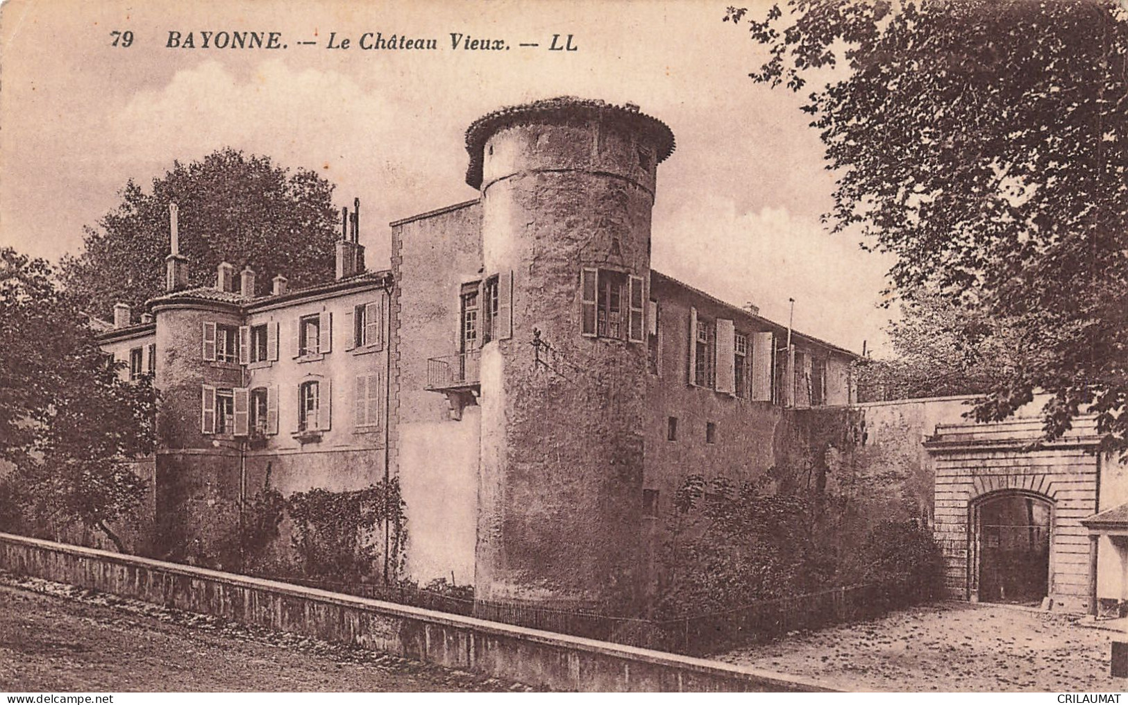 64-BAYONNE LE CHATEAU VIEUX-N°T5309-B/0371 - Bayonne