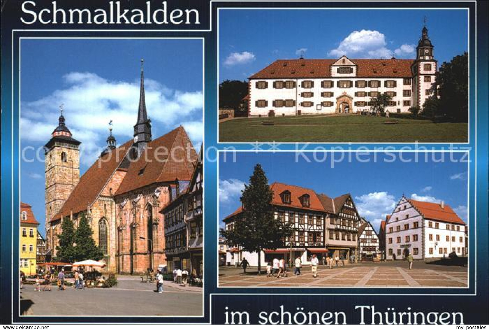 72519385 Schmalkalden Stadtkirche Sankt Georg Schloss Wilhelmsburg Altmarkt Schm - Schmalkalden