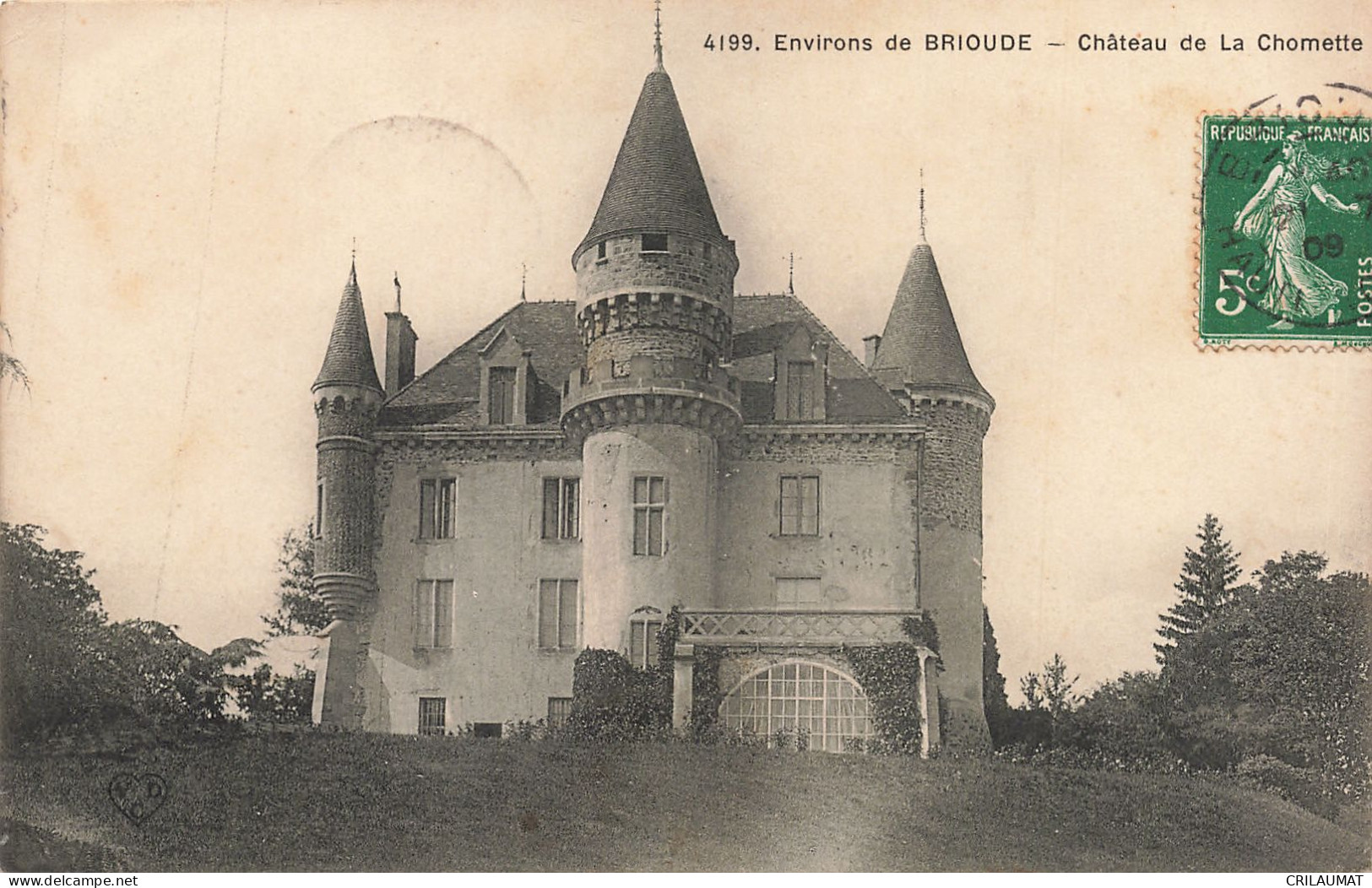 43-CHATEAU DE LA CHOMETTE-N°T5309-B/0073 - Sonstige & Ohne Zuordnung