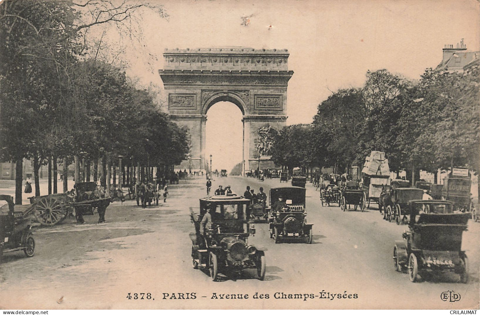 75-PARIS AVENUE DES CHAMPS ELYSEES-N°T5309-A/0381 - Champs-Elysées