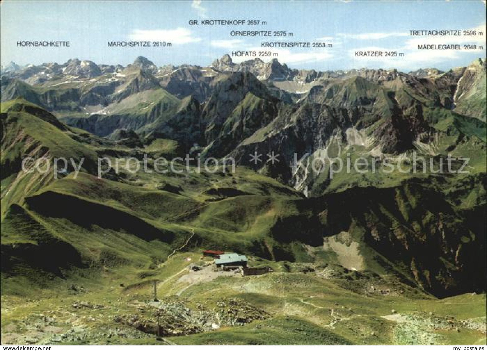 72519316 Nebelhorn Bergstation Tiroler Allgaeuer Hochgebirge Anatswald - Oberstdorf