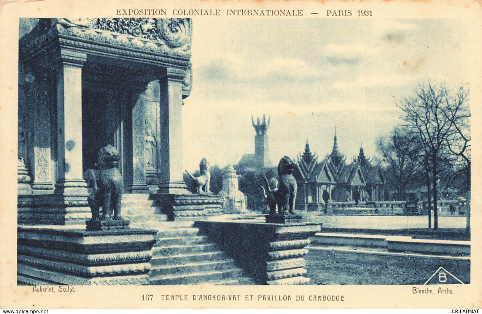 75-PARIS-EXPOSITION COLONIALE INTERNATIONALE 1931 ANGKOR VAT-N°T5308-H/0277 - Exhibitions