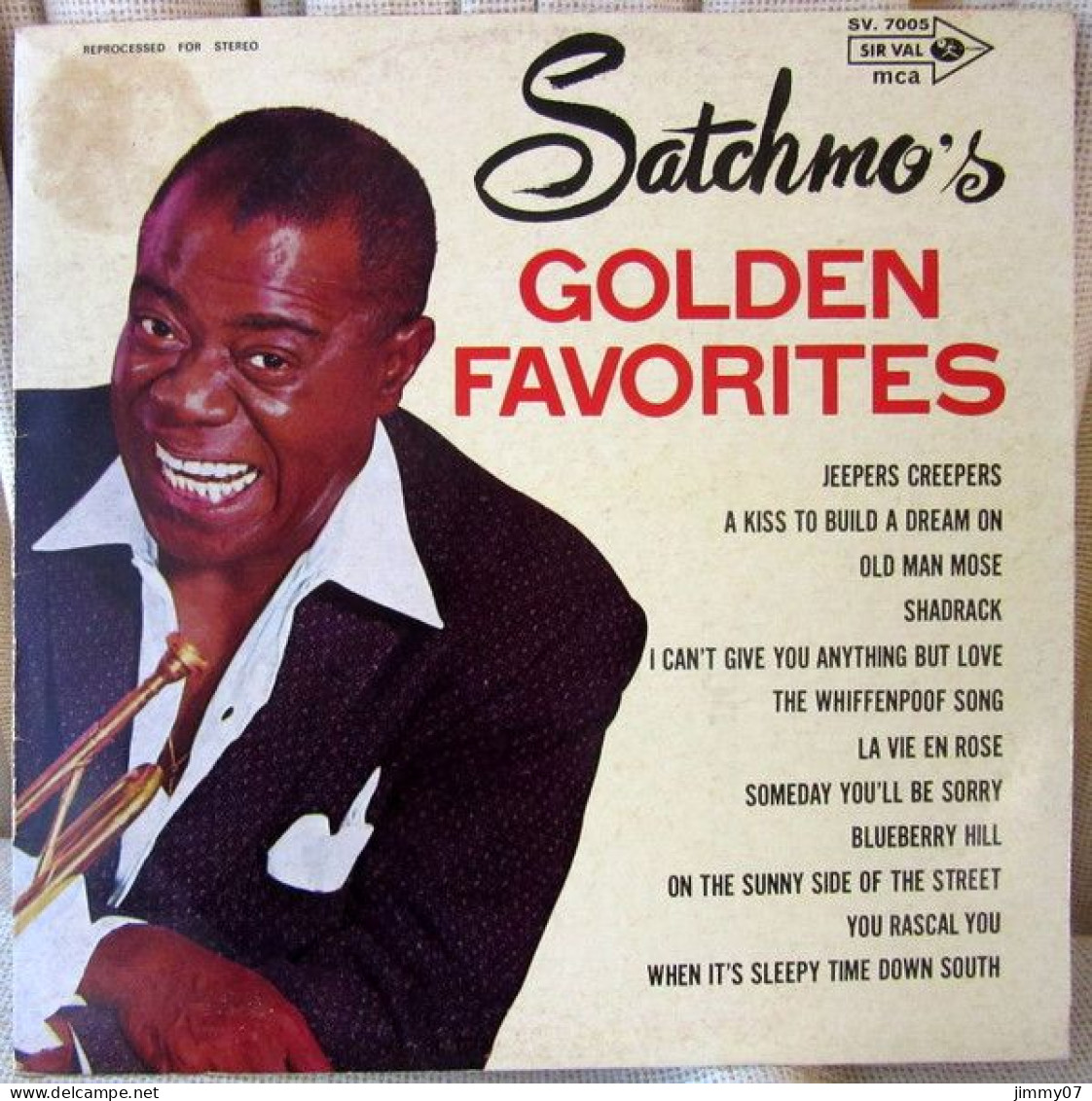 Louis Armstrong - Satchmo's Golden Favorites (LP, Comp, Rep) - Jazz