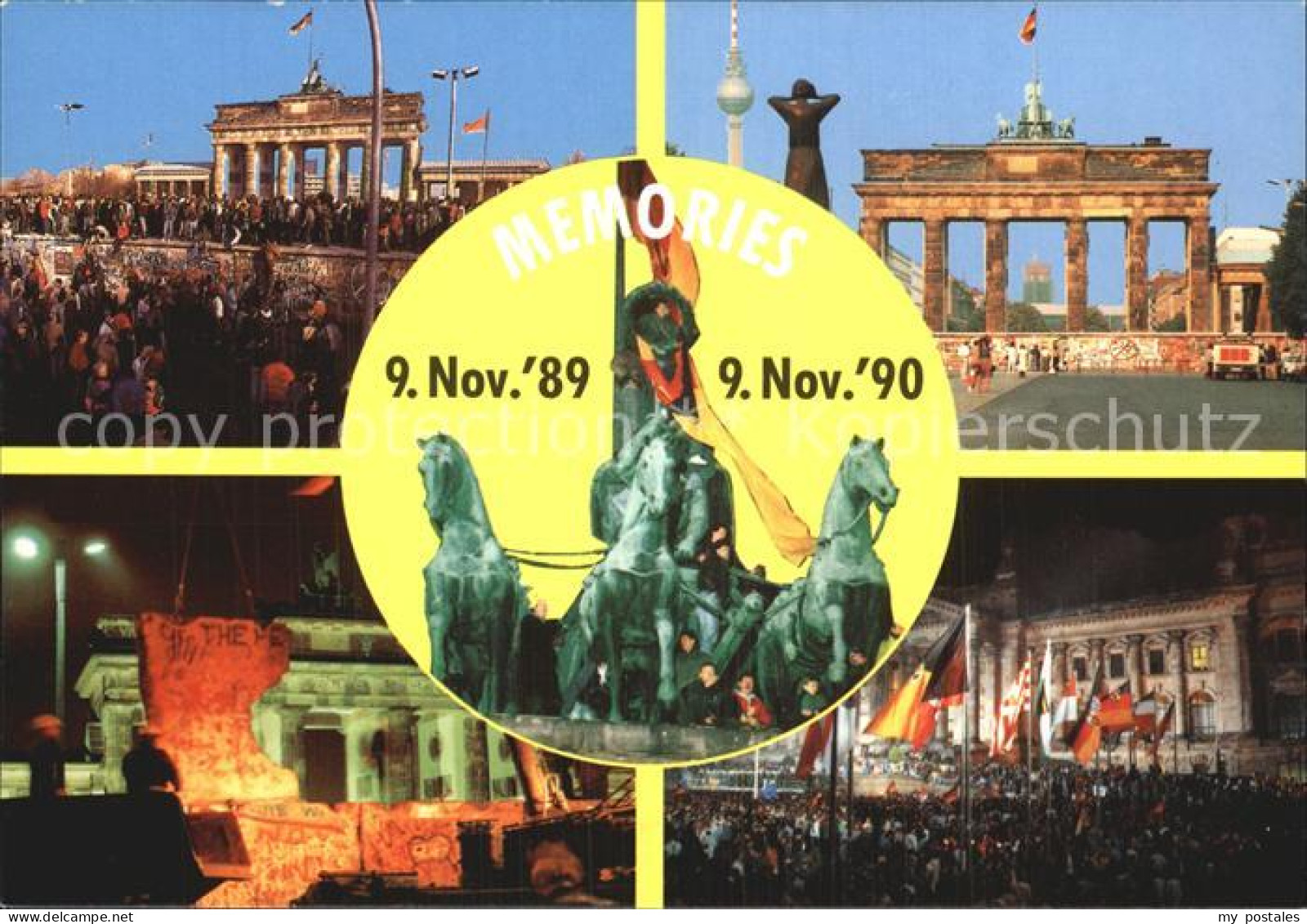 72519249 Berlin Memories 9 November 1989 1990 Berlin - Autres & Non Classés