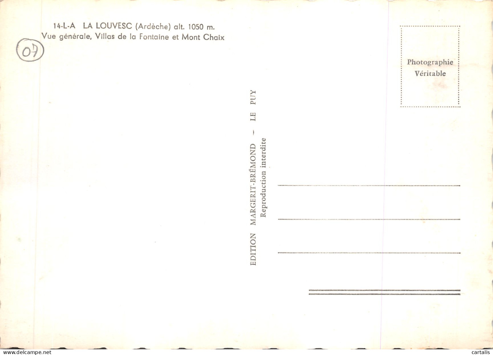 07-LA LOUVESC-N 586-D/0335 - La Louvesc