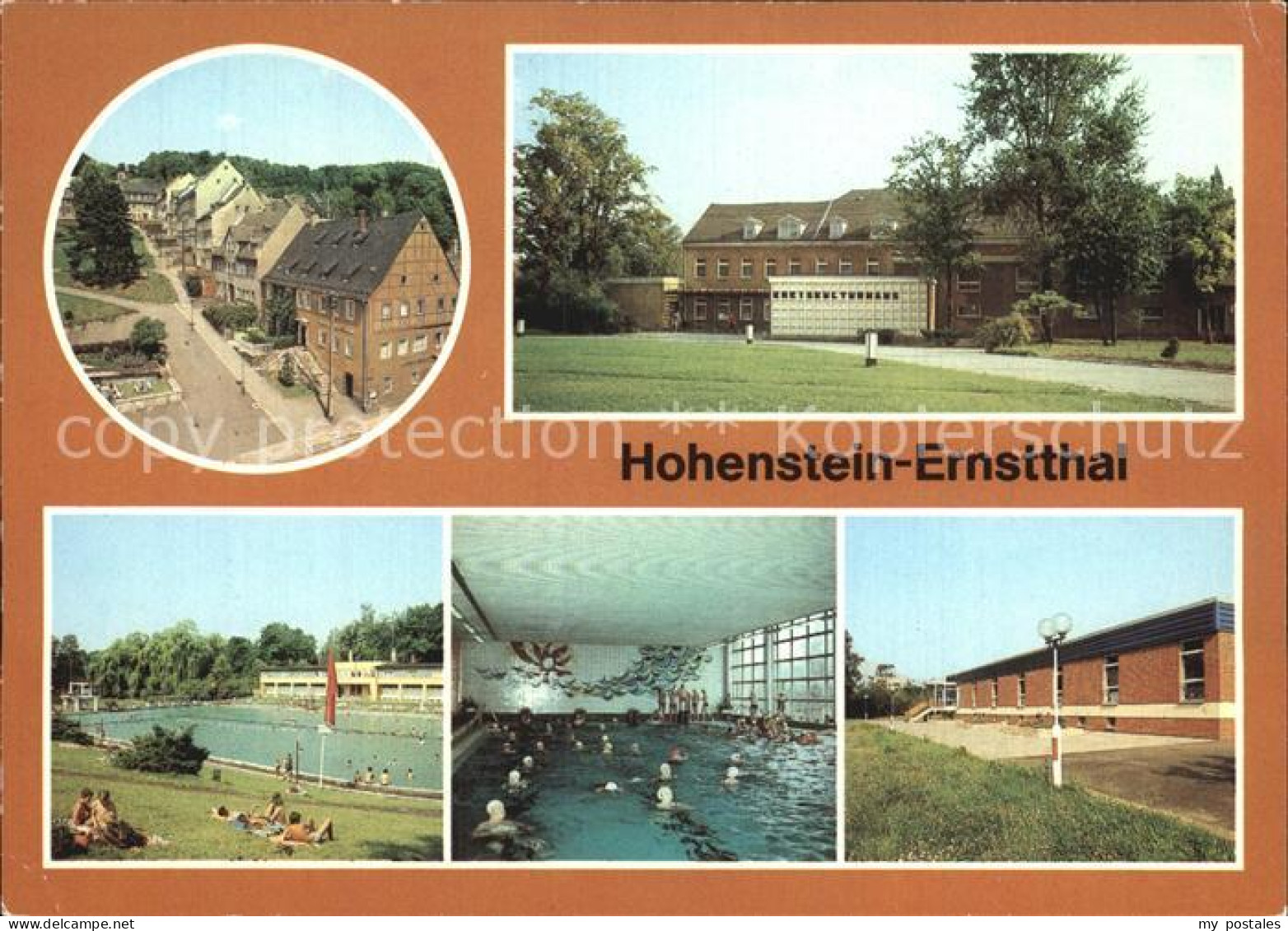 72519175 Hohenstein-Ernstthal Altmarkt Kreiskrankenhaus Stadtbad Schwimmhalle  H - Hohenstein-Ernstthal