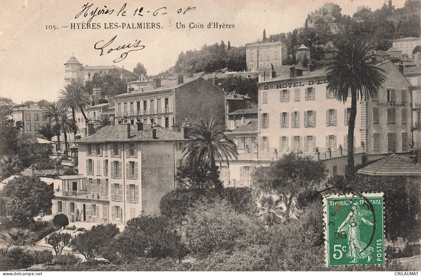 83-HYERES LES PALMIERS-N°T5309-E/0037 - Hyeres