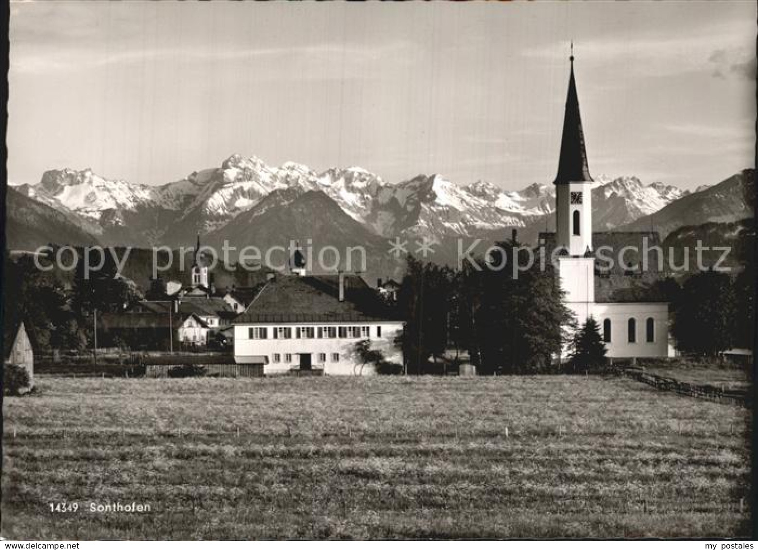 72519118 Sonthofen Oberallgaeu Allgaeuer Alpen Ortsansicht Sonthofen - Sonthofen