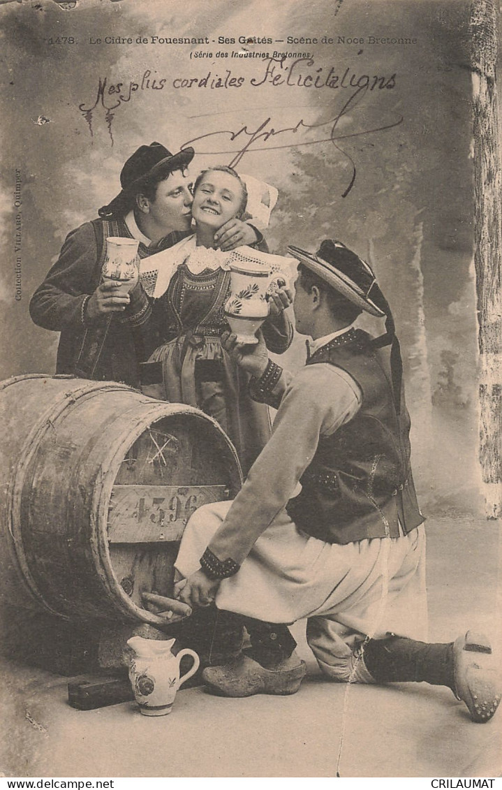 29-FOUESNANT FOLKLORE LE CIDRE-N°T5309-D/0073 - Fouesnant