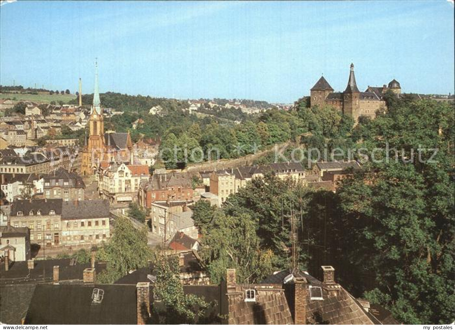 72519097 Mylau Schloss Panorama Mylau - Mylau