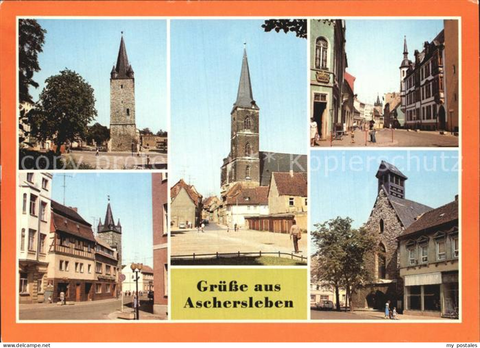 72519069 Aschersleben Johannesturm Stephaniekirche Tie Markt Aschersleben - Aschersleben