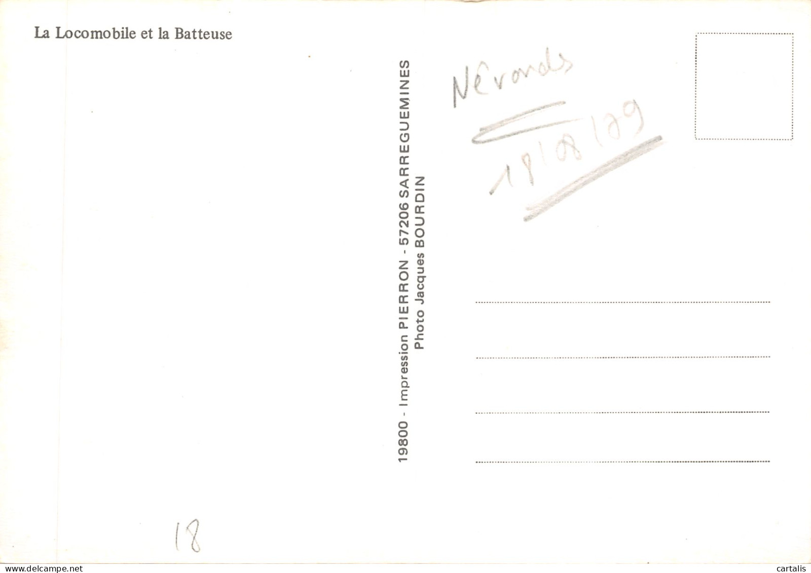 18-NERONDES-CONCOURS AGRICOLE 1979-N 587-D/0351 - Nérondes