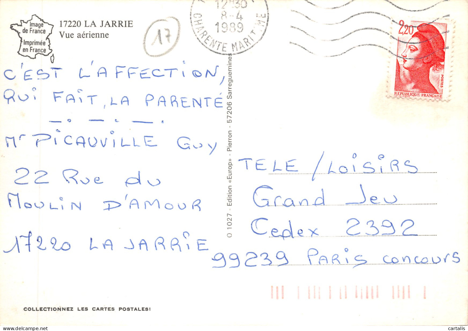 17-LA JARRIE-N 587-D/0129 - Other & Unclassified