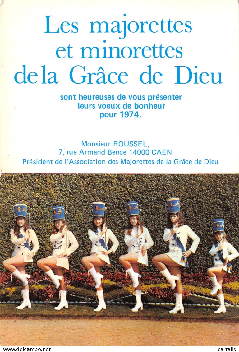 14-CAEN-MAJORETTES DE LA GRACE DE DIEU-N 587-C/0267 - Caen