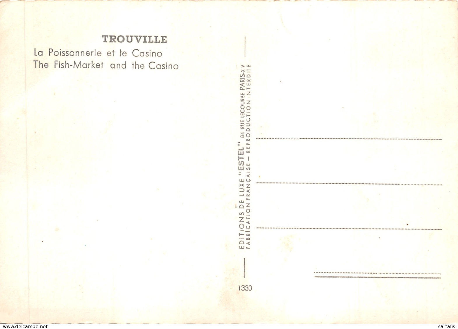 14-TROUVILLE-N 587-C/0179 - Trouville