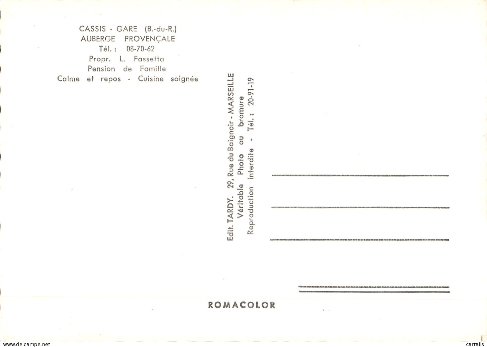 13-CASSIS-N 587-C/0037 - Cassis