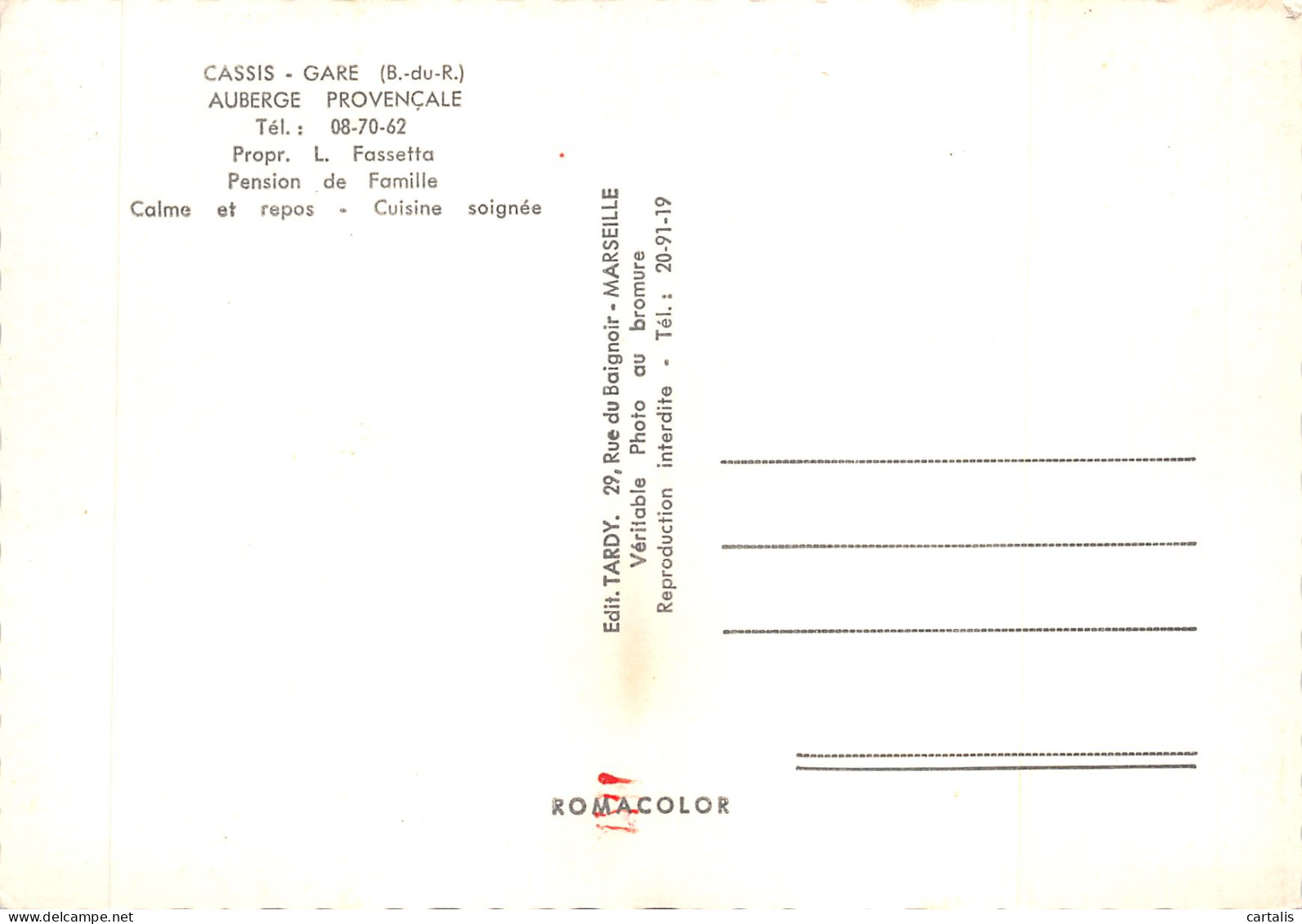 13-CASSIS-N 587-C/0021 - Cassis