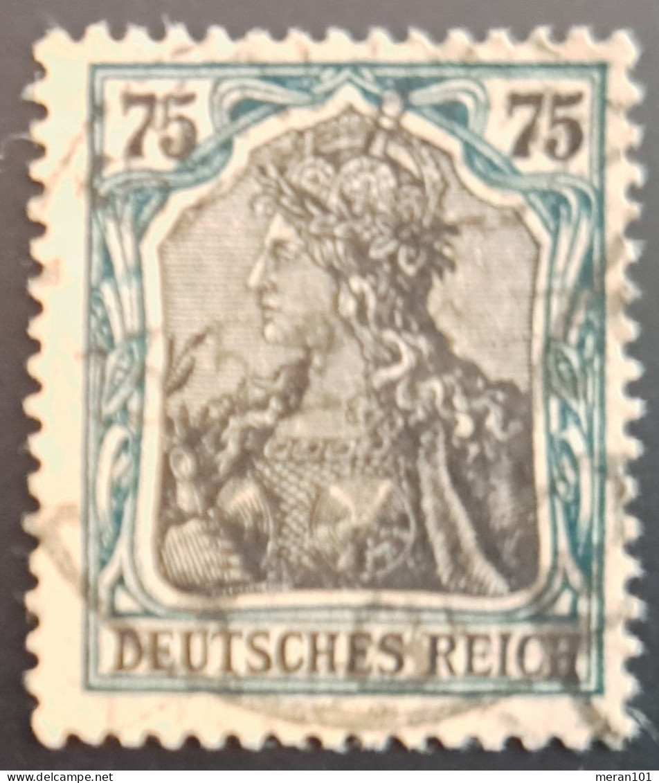 Deutsches Reich 1918, Mi 104c Gestempelt, Geprüft - Used Stamps