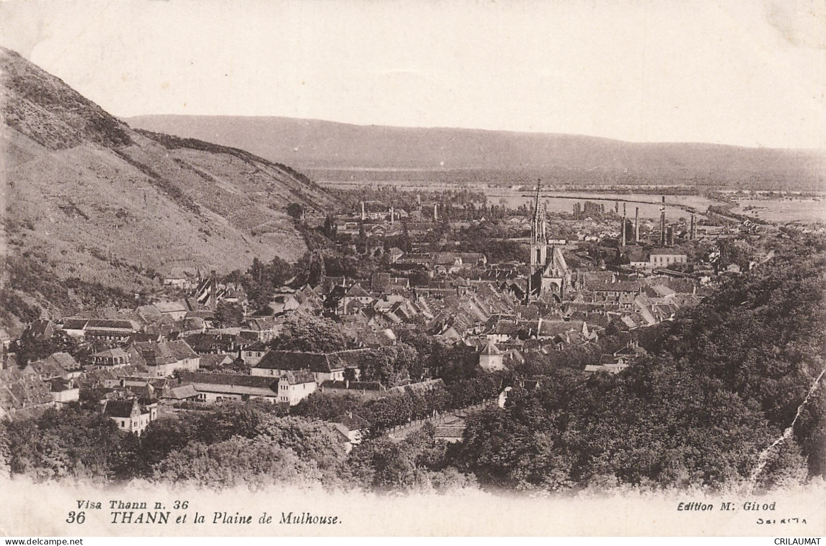 68-THANN ET LA PLAINE DE MULHOUSE-N°T5309-E/0367 - Thann