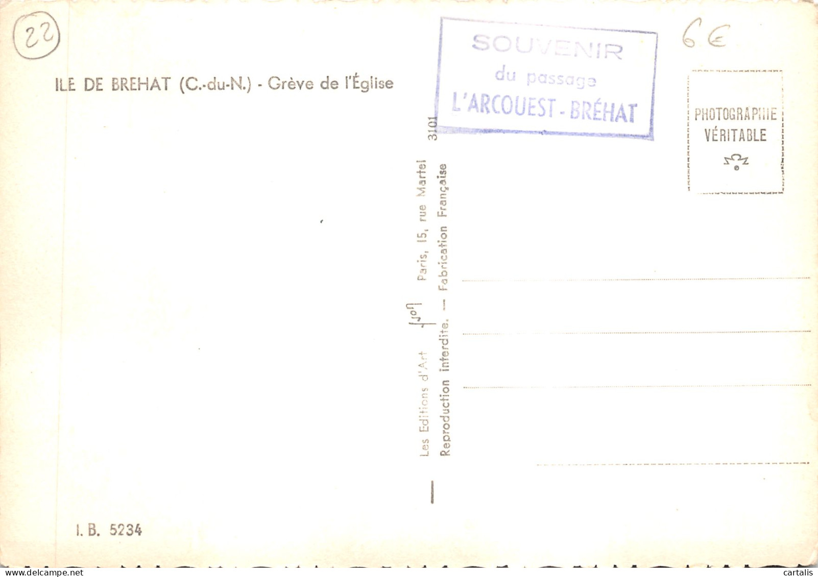 22-ILE DE BREHAT-N 588-B/0217 - Ile De Bréhat