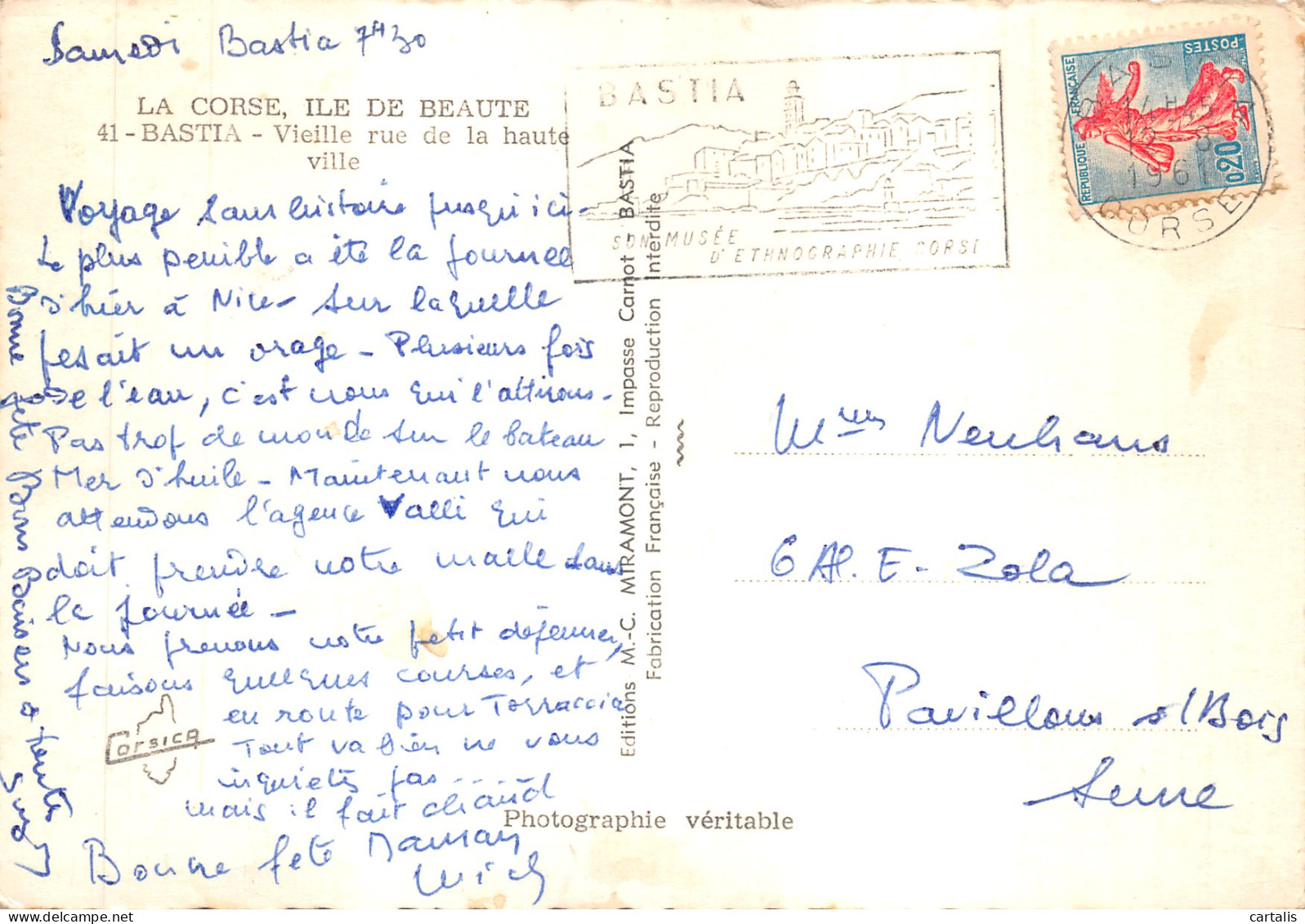 20-BASTIA-N 588-A/0289 - Bastia