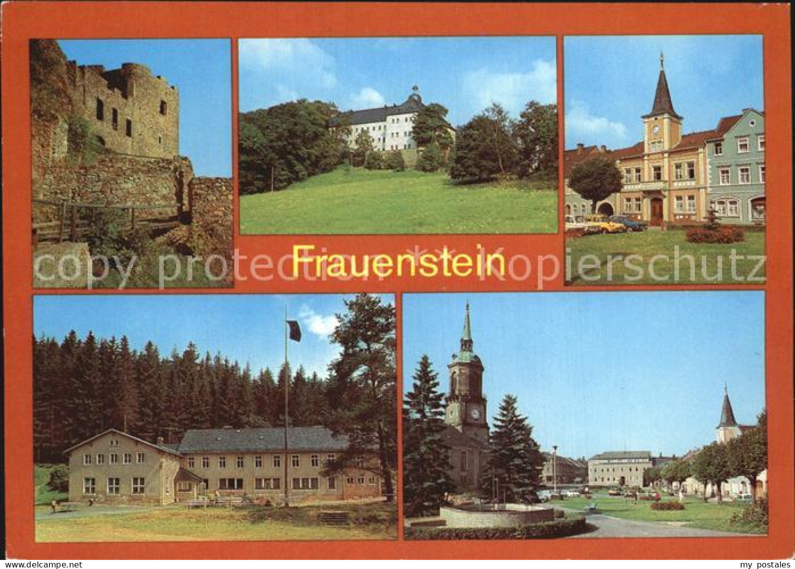 72518844 Frauenstein Brand-Erbisdorf Burgruine Schloss Rathaus Frauenstein - Brand-Erbisdorf