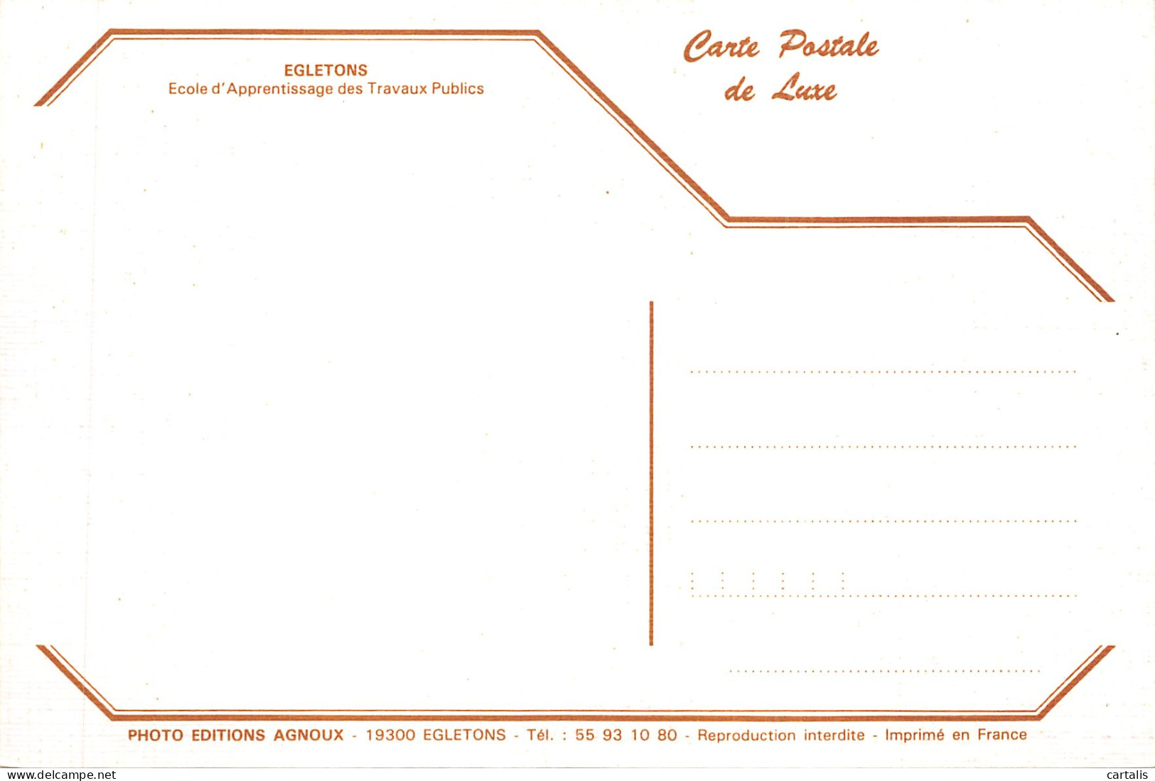 19-EGLETONS-N 588-A/0049 - Egletons