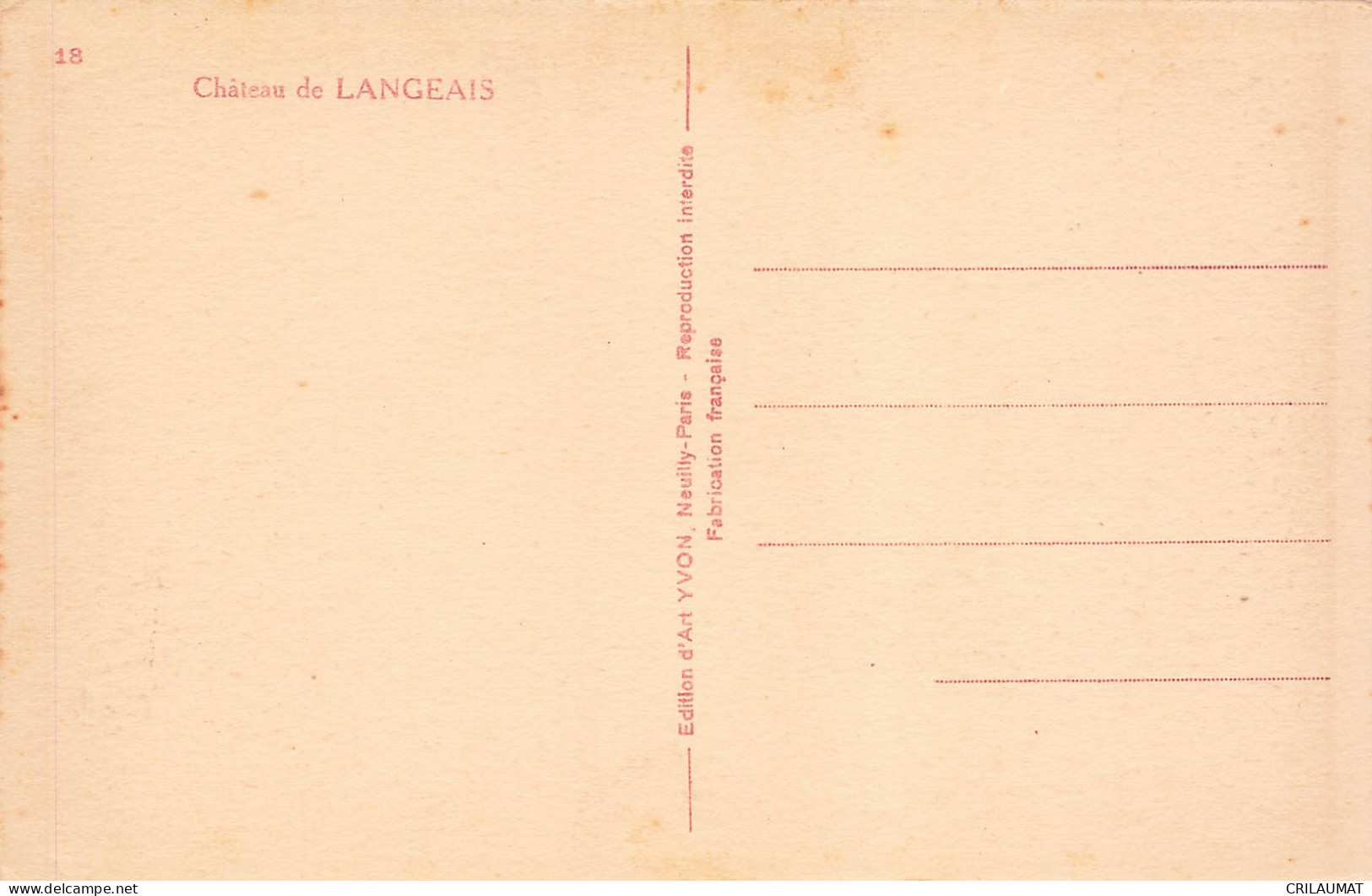 37-LANGEAIS LE CHATEAU-N°T5310-B/0065 - Langeais