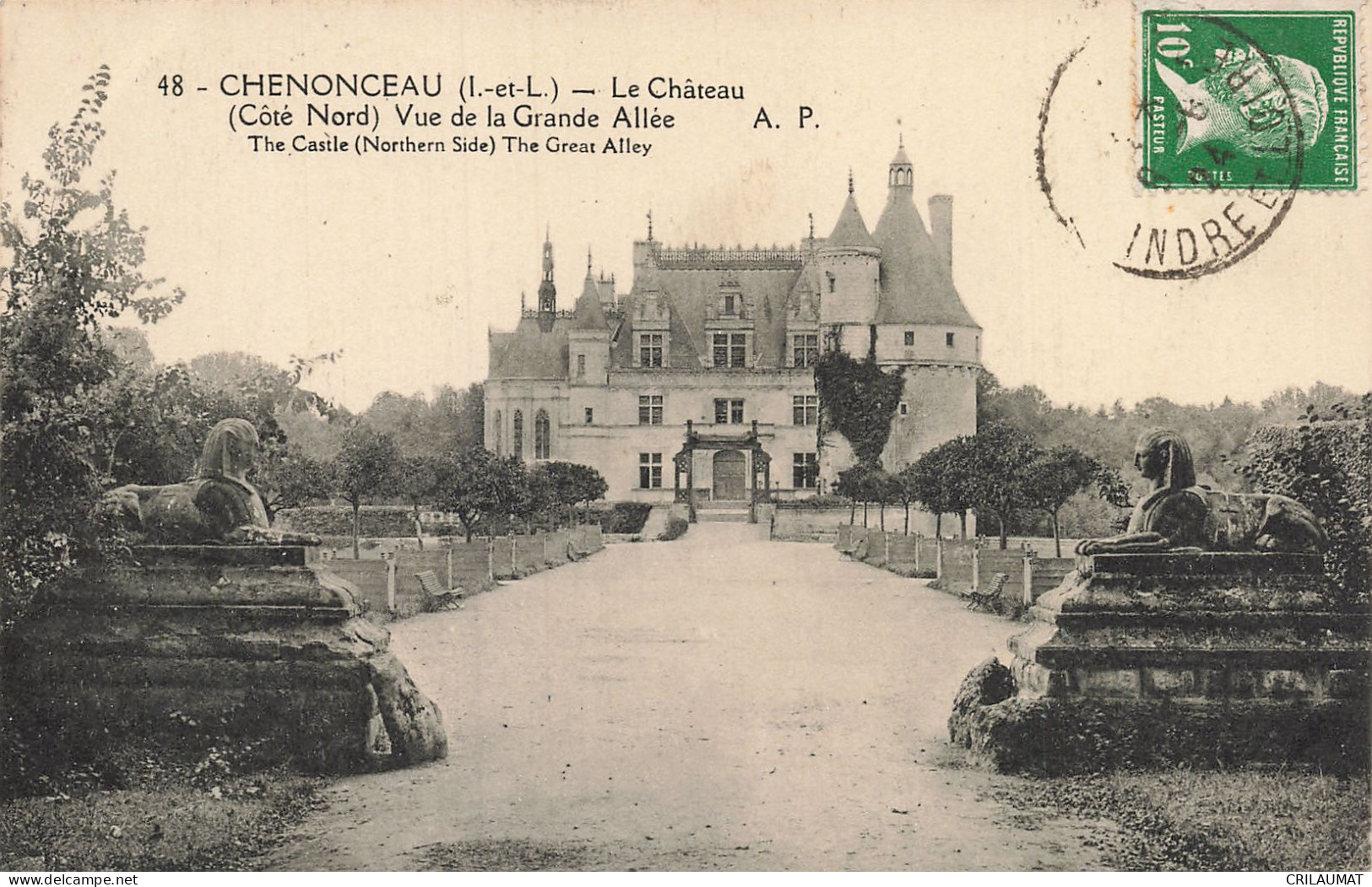 37-CHENONCEAUX LE CHATEAU-N°T5310-B/0005 - Chenonceaux