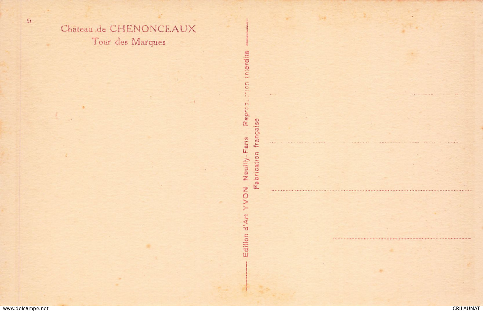 37-CHENONCEAUX LE CHATEAU-N°T5310-A/0383 - Chenonceaux