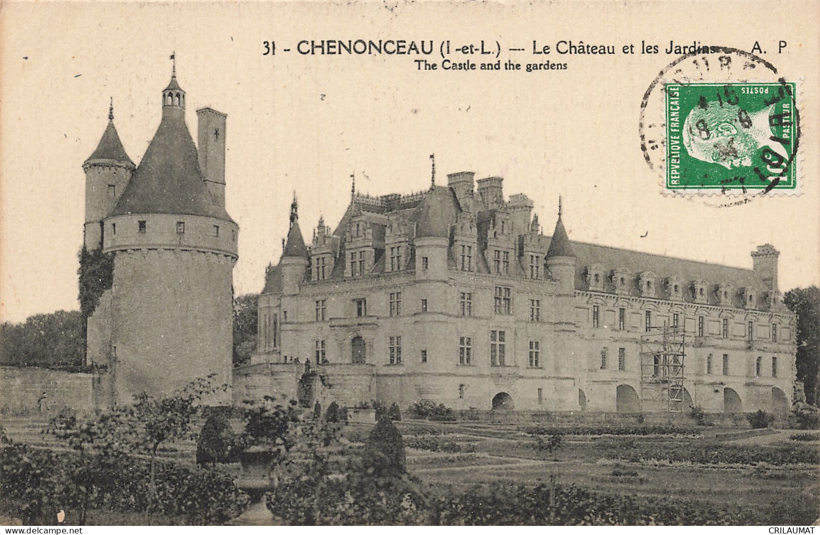 37-CHENONCEAUX LE CHATEAU-N°T5310-A/0357 - Chenonceaux