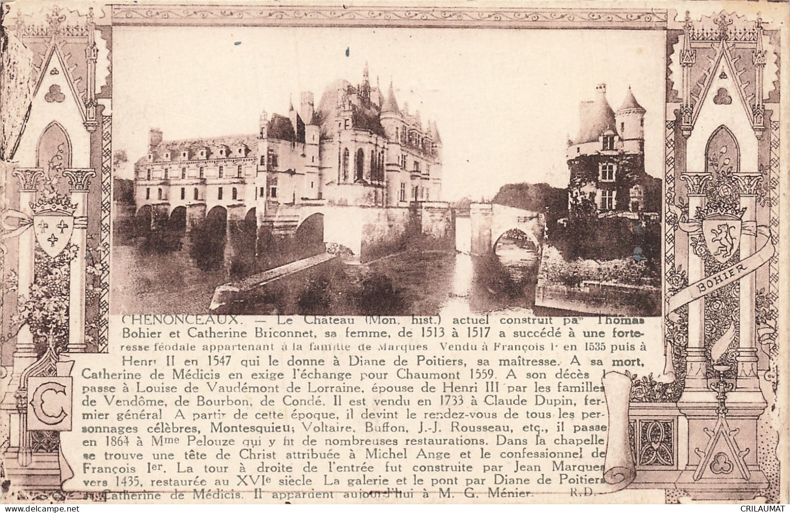 37-CHENONCEAUX LE CHATEAU-N°T5310-A/0347 - Chenonceaux