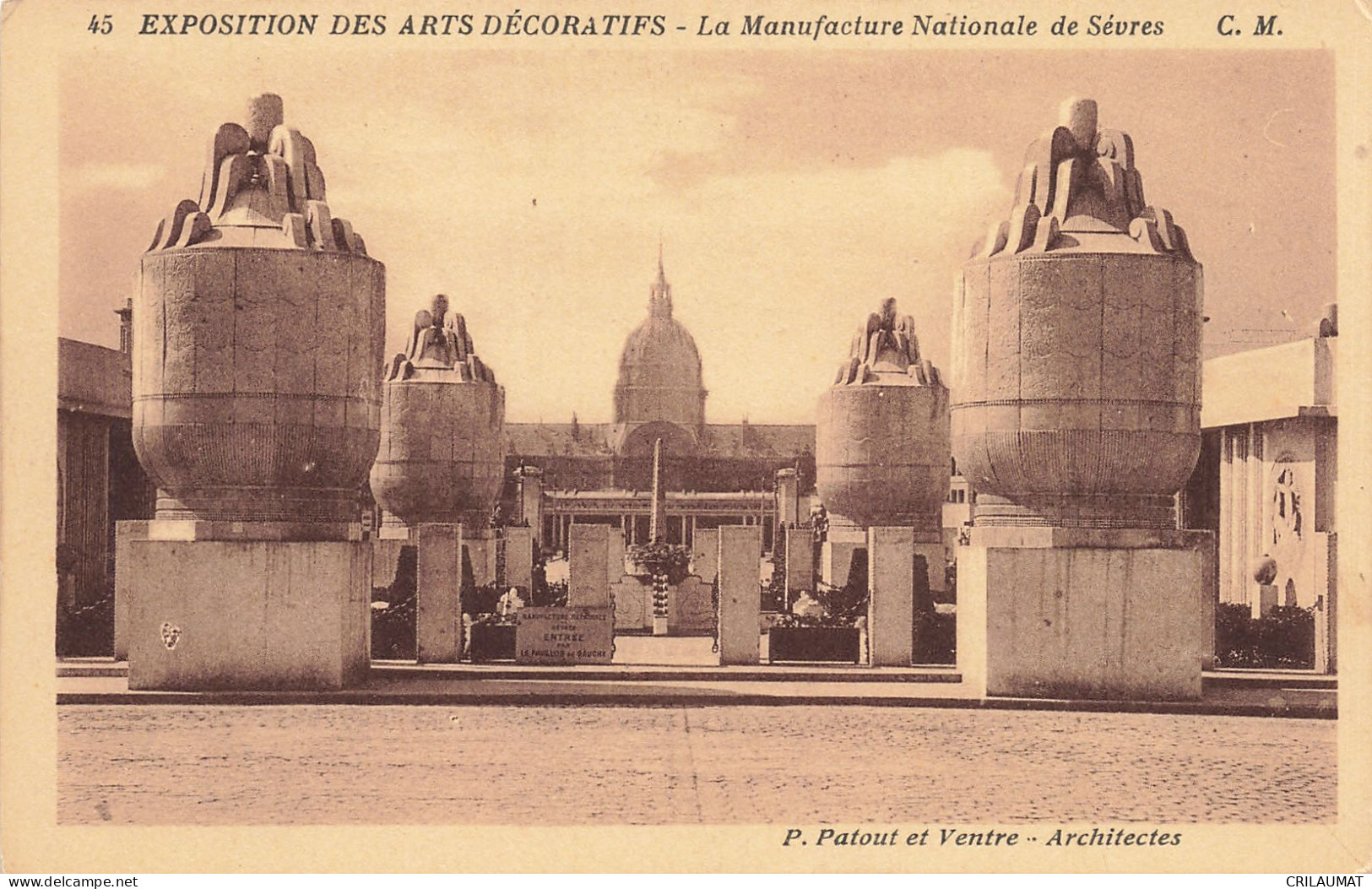 75-PARIS EXPOSITION DES ARTS DECORATIFS MANUFACTURE DE SEVRES-N°T5309-H/0201 - Expositions