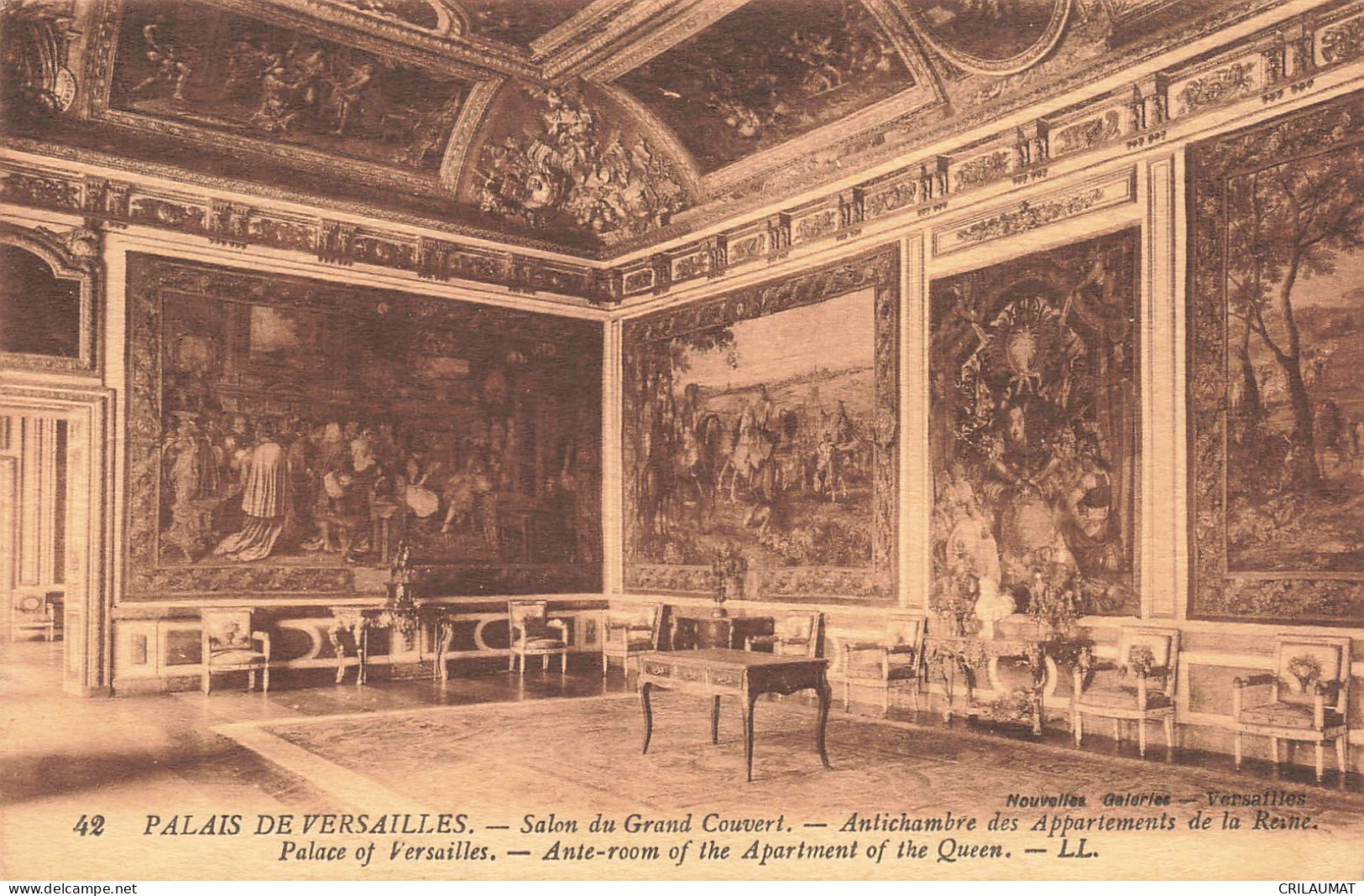 78-VERSAILLES LE PALAIS LE SALON DU GRAND COUVERT-N°T5309-H/0177 - Versailles (Castillo)